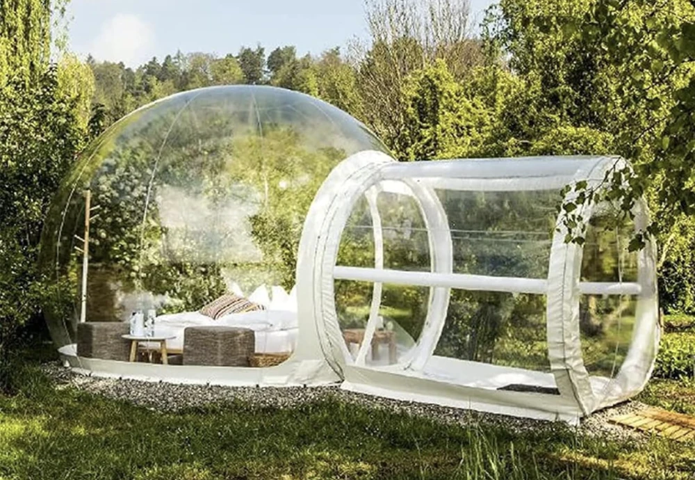 tunnel inflatable bubble tent